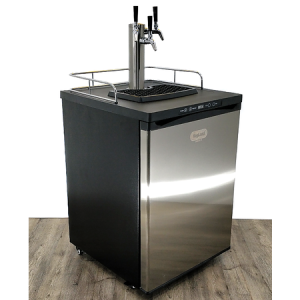 Kegerator, blank versjon(Ølkjøler med tappetårn)